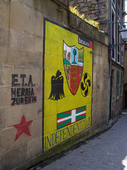Pintada en las calles de Pasaia en 2013. / Wikimedia (CC).