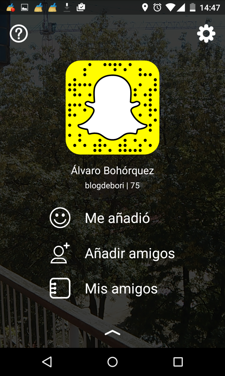 Tutorial básico de Snapchat - Blog de Bori